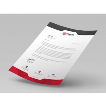 100 GSM Bond Letterhead ( 210 x 280 mm Single Side) - Without Pad | Qty : 1000