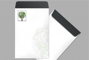 Envelope 9" x 6" Cover  / 100 GSM Art Paper / 285 mm x 340 mm
